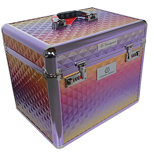 RedPie Birsppy LiLa-Pferd IR Pferde Putzbox Shiny Unicorn - Schminkkoffer XXL - mit Name von LiLa-Pferd