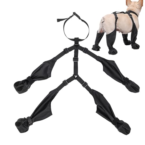 Hundeschuhe, wasserdichte Hundeschuhe mit Hosenträgern, schmutzdichter Pfotenschutz für Outdoor-Spaziergänge, Wanderschuhe Hundeschuhe, wasserdichte Hundeschuhe mit Hosenträgern, schmutzdichter Pfotenschutz für Outdoor-Spaziergänge, Wanderschuhe von LiTaiJingNice