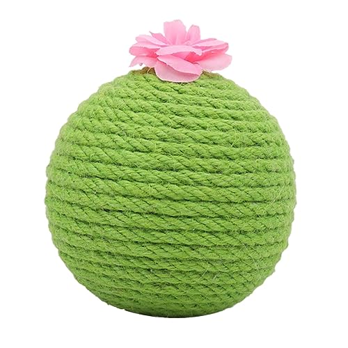 LiTaiJingNice Katzenkratzball, Kaktus-Kratzspielzeug, Kitty, Sisalbälle mit Katzenminze, für Kätzchen, Indoor-Spielen LiTaiJingNice Katzenkratzball, Kaktus-Kratzspielzeug, Kitty, Sisalbälle mit Katzenminze, für Kätzchen, Indoor-Spielen von LiTaiJingNice