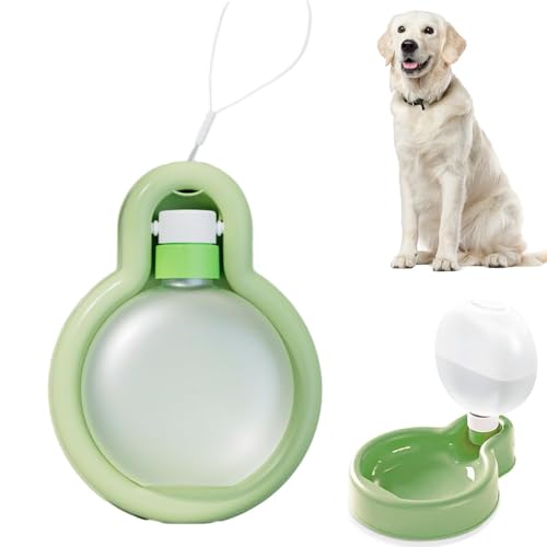 Wasserflasche Für Hunde, Tragbare Hundetrinkflasche, 500ml Wasserspender Hund, 90°Faltbare Hund Katze Haustiere Auslaufsicher Wasserflasche, für Täglich Spazieren Gehen Reisen Campen von Liamcute