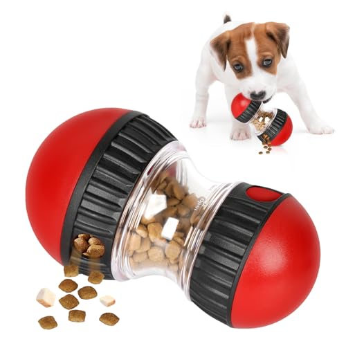 Libershine Hundespielzeug zur Förderung der Intelligenz, Interaktives Hundespielzeug Unzerstörbares, Rolling Feeder Hundespielzeug, Verstellbare Futterausgabe, Automatic Puzzle Funny Pet Slow Feeder von Libershine