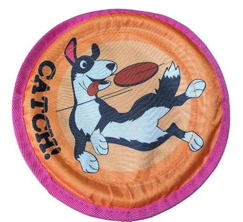 Lichi Hunde-Frisbee, schwimmendes Hundespielzeug für Wasser, Hunde fliegen, Wurfspielzeug, Chuckit! Haustierspielzeug, Frisbee, resistent gegen Beißen, Zähneknirschen, Haustierbedarf, Orange von Lichi