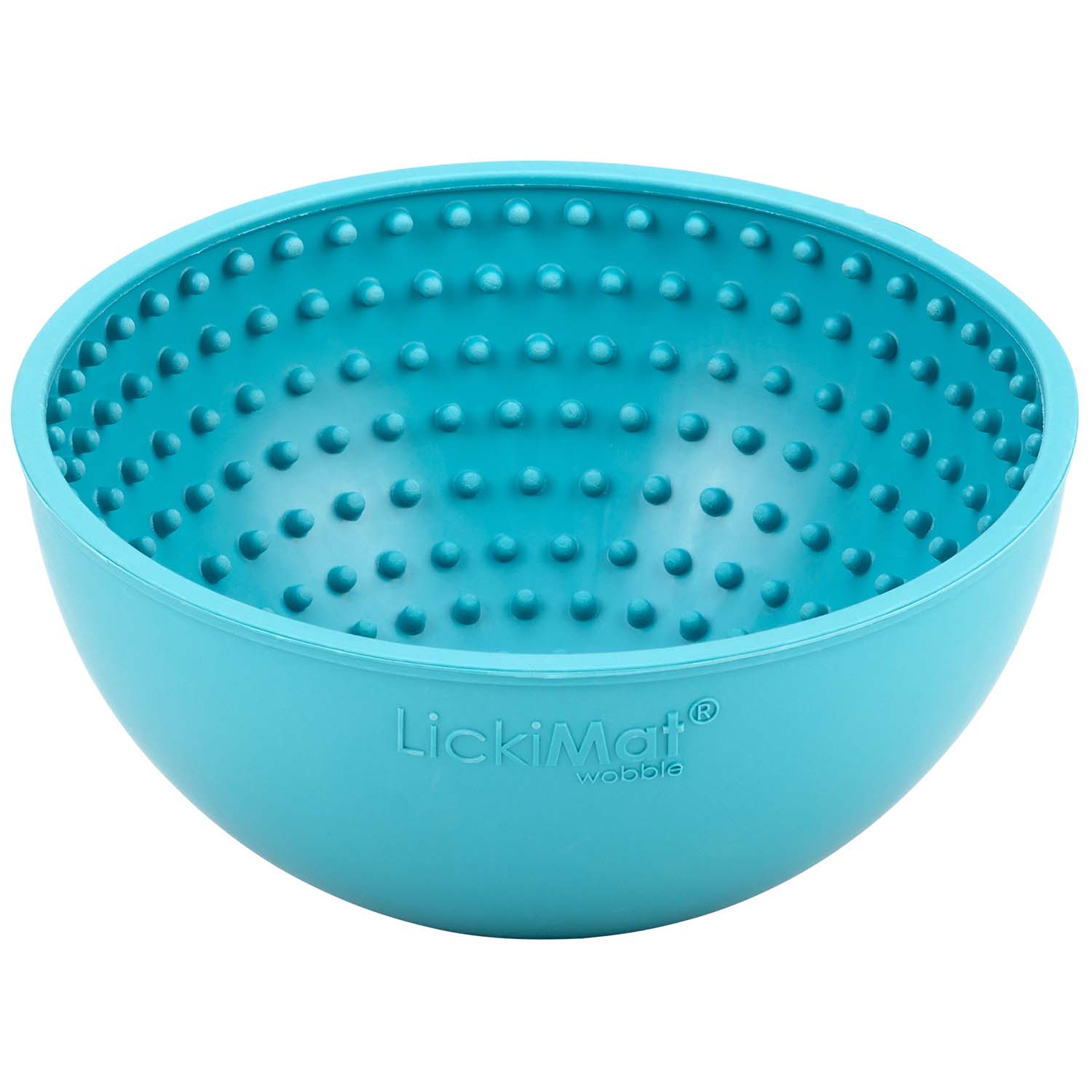 LickiMat Hundenapf Wobble, türkis - L 21 x B 19 x H 9,5 cm LickiMat Hundenapf Wobble, türkis - L 21 x B 19 x H 9,5 cm von LickiMat