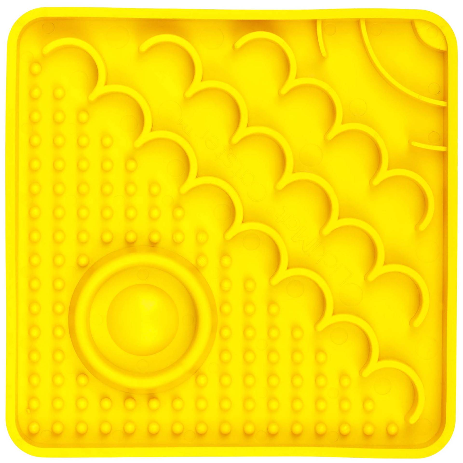 LickiMat Schleckmatte für Katzen Catster, gelb - L 23 x B 15 x H 1,7 cm LickiMat Schleckmatte für Katzen Catster, gelb - L 23 x B 15 x H 1,7 cm von LickiMat