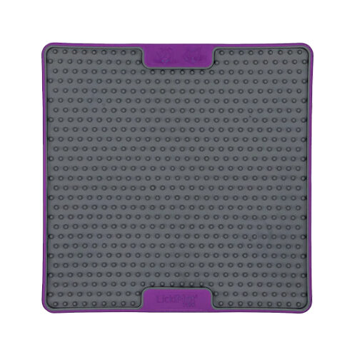 Lickimat Soother Tuff - 20 x 20 cm - Lila von LickiMat