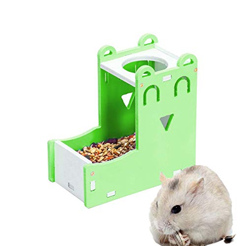 Futterautomat Kaninchen Trinkflasche Kaninchen-Zubehör Ratte Futternapf Kleintierfutterautomat Eichhörnchen-Zufuhr Heimtierbedarf Kleintiere Green von Lidylinashop