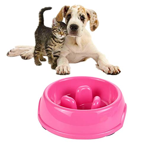 Futternapf Katze Katzennapf rutschfest Slow Feeder Fressnapf Katzenfutterschale Bloat Stop Hundenapf Katzen Puzzle Feeder pink von Lidylinashop