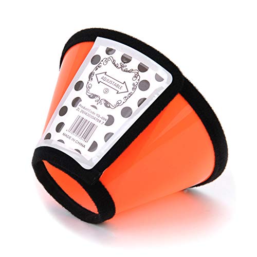 Halskrause Hund Halskrause Katzen Elisabethanisches Halsband für Hunde Hundekopfkegel Medizinische Halsbänder für Hunde Einstellbare Haustiere Kegel orange,1 von Lidylinashop