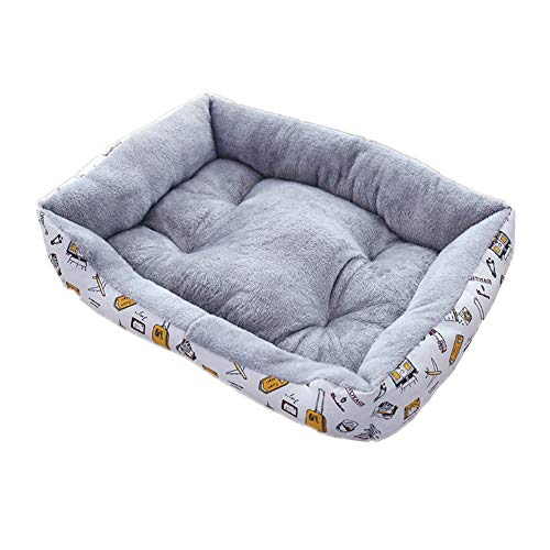 Hundehöhle Kleine Hunde Hundehaus Für Drinnen Warmes Hundebett Haustiernest Pet Betten Haustierbett Katze Betten Für Große Katzen Hundeschlafsäcke 1,White von Lidylinashop