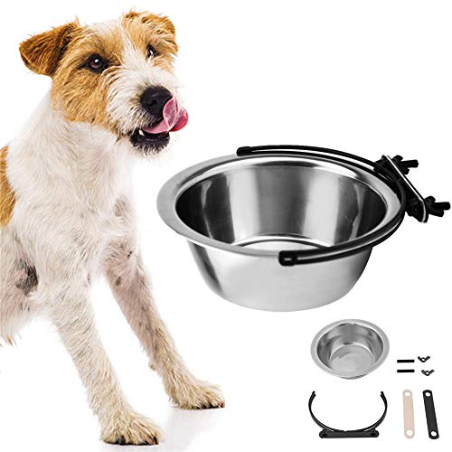 Hundenapf Edelstahl Futternapf Hund Edelstahl Hundenäpfe Katzen-Wasserschüssel Hundenäpfe Für Mittlere Hunde Große Hundenapf Hundekiste Wasserspender 11cm von Lidylinashop