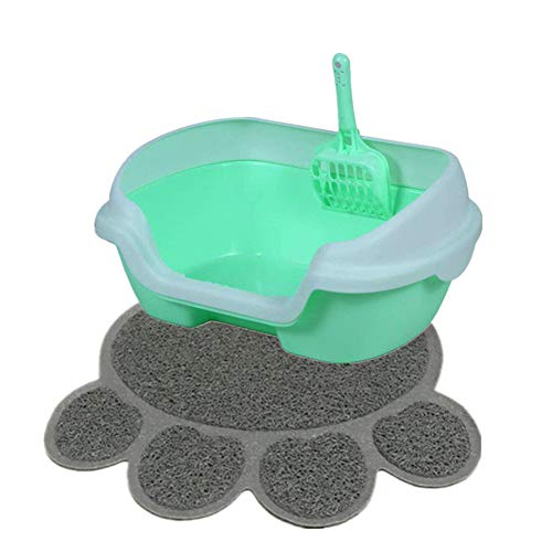 Katzentoilette Katze Katzentoilette Matte Katzentoilette Katzenstreutablett klein Selbstreinigende Katzenstreu Selbstreinigende Katzentoilette Green von Lidylinashop