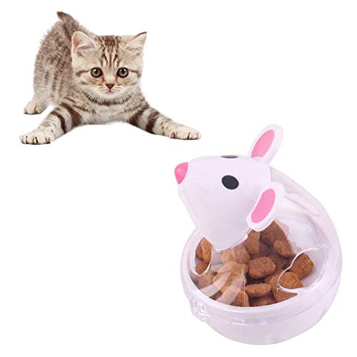 Lidylinashop hundespielzeug Unzerstörbar Haustier Ball Spielzeug Kätzchen Spielzeug Cat Treat Spielzeug Hundebiss Spielzeug Tough Dog Toys White von Lidylinashop