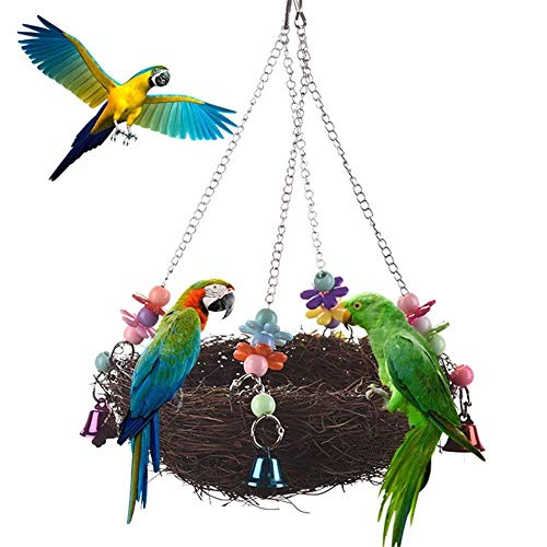 Vogelspielzeug Wellensittich Spielzeug Wellensittichspielzeug Papagei Sitzstangen Papagei Spielzeug African Grey Papageienbarsch Vögel Spielzeug 20cm von Lidylinashop