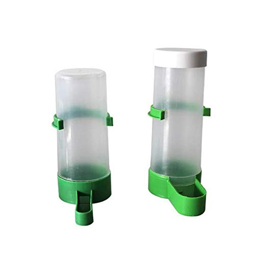 Vogeltränke Zum Aufhängen Wellensittiche Zubehör Käfig Kleiner Vogelhäuschen Hamster Feeder Automatic Hamster-Futterspender Water+Food Set von Lidylinashop