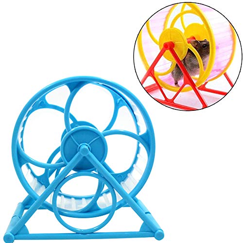 hamsterrad Hamster laufrad Hamster Rad stille Spinner Zwerg Hamster Rad Hamster stille Rad Hamster in eine Ball Spielzeug Hamster übung Ball 12cm,Blue von Lidylinashop