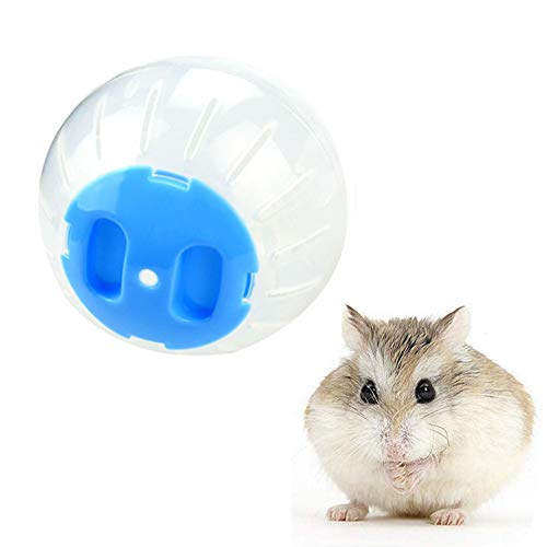 laufrad für Hamster laufrad Hamster Holz Zwerg Hamster Rad Hamster stille Rad Hamster Rad stille Spinner Hamster in eine Ball Spielzeug 10cm,Blue von Lidylinashop