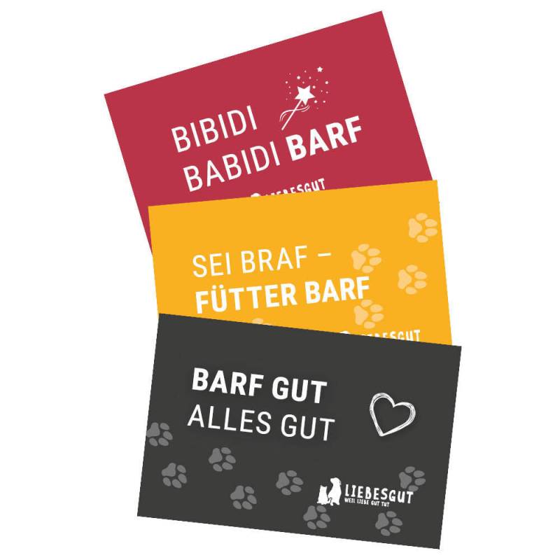 Liebesgut BARF Sammelmagnet von Liebesgut Tiernahrung