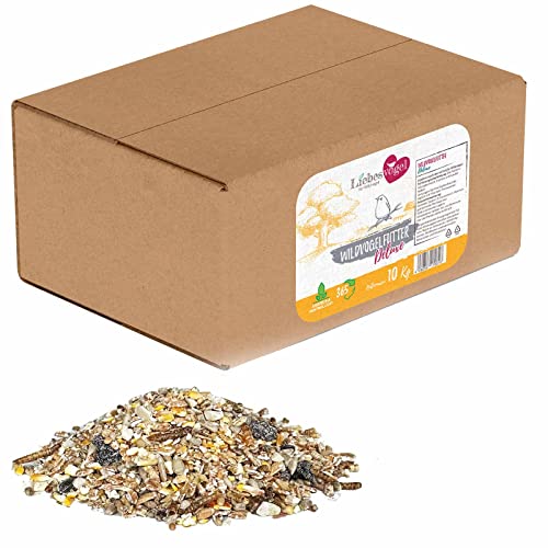 Liebesvogel für Wildvögel Deluxe Streufutter 10 kg schalenfrei Vogelfutter für Wildvögel von Liebesvogel für Wildvögel