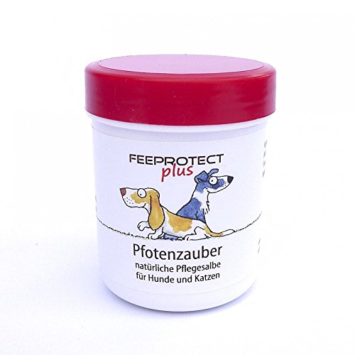 Lieblingshund Feeprotect Pfotenzauber Pfotensalbe Plus - mit Niemöl für Hunde und Katzen 50ml Tiegel von Lieblingshund