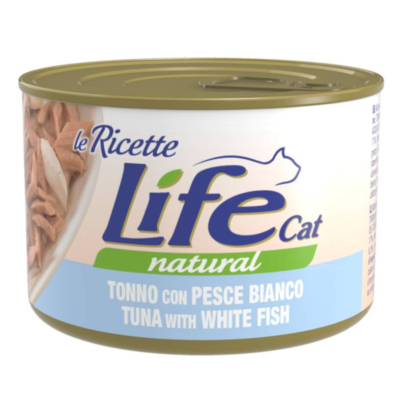 Life Cat "Le Ricette" 4 x 150 g - Thunfisch mit Weißfisch von Life Cat Natural