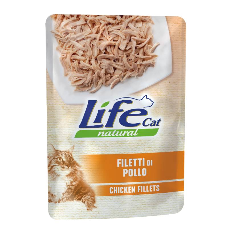 Life Cat Natural Adult 6 x 70 g - Hähnchenfilets von Life Cat Natural