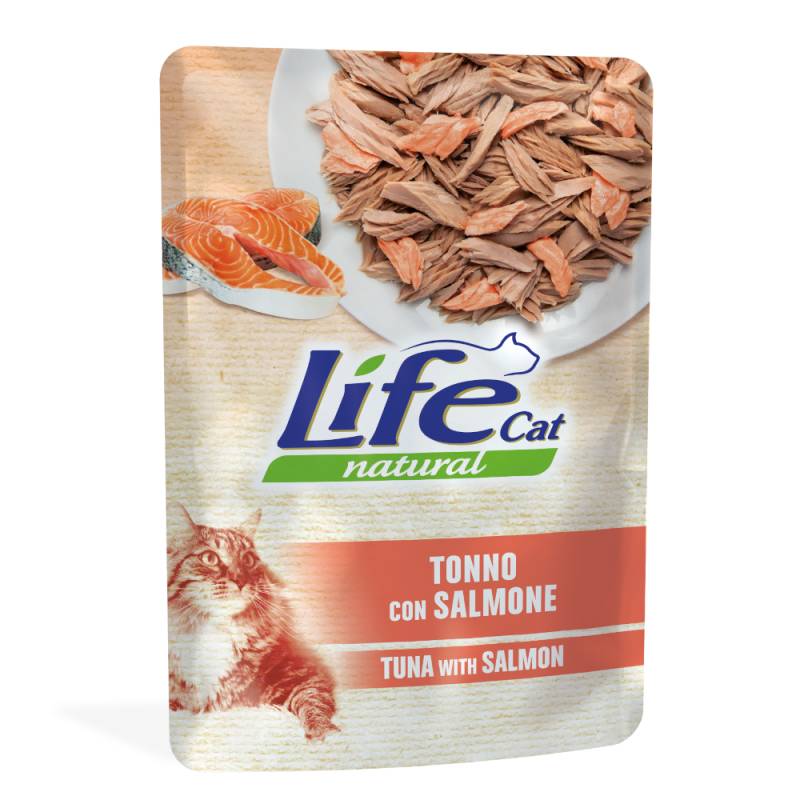 Life Cat Natural Adult 6 x 70 g - Thunfisch mit Lachs von Life Cat Natural