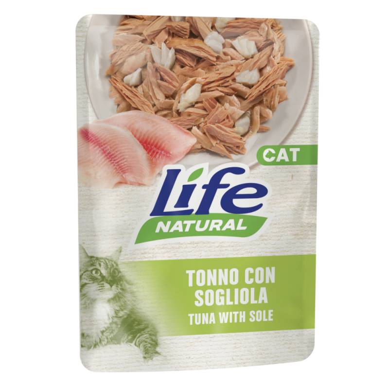 Life Cat Natural Adult 6 x 70 g - Thunfisch mit Seezunge von Life Cat Natural