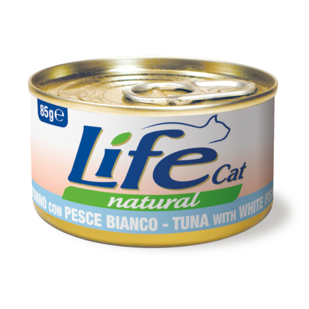 Sparpaket Life Cat Natural Adult 24 x 85 g - Thunfisch mit Tintenfisch Sparpaket Life Cat Natural Adult 24 x 85 g - Thunfisch mit Tintenfisch von Life Cat Natural
