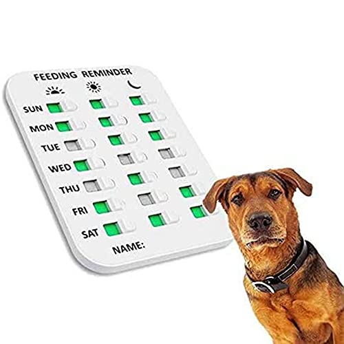 Life HS Matters Recordboard, Futterkarte für Haustiere, mit magnetischer Adsorption und Aufklebern, für Kinder und ältere Menschen / Haustiere, 2 Stück von Life HS