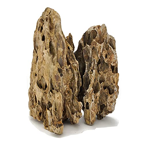 Lifegard Aquatics Dragon Ohko Aquascaping Rocks (R480055WT) Kits, 6,8 kg, Braun von Lifegard Aquatics