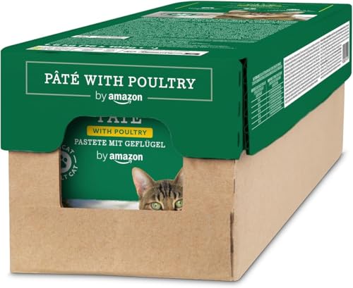 by Amazon Katzenfutter, Pastete mit Geflügel, 100 g, 16 Stück (zuvor Lifelong !) von by Amazon