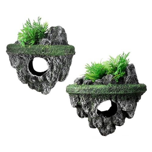 Lilinzhi Set Von 2 Schwimmenden Aquarien Dekore Harzsteine Für Fischtanks Kreative Landschaftsdesign Aquariumstein Lilinzhi Set Von 2 Schwimmenden Aquarien Dekore Harzsteine Für Fischtanks Kreative Landschaftsdesign Aquariumstein von Lilinzhi