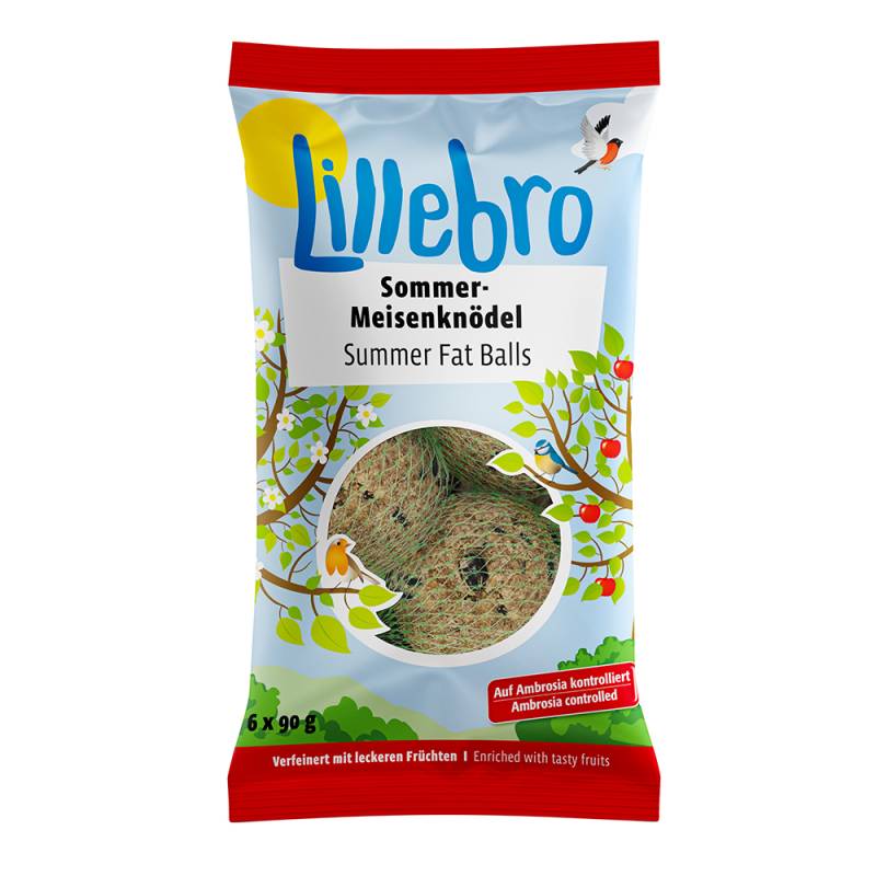 18 + 6 gratis! Lillebro Sommer Meisenknödel - 24 Stück à 90 g von Lillebro