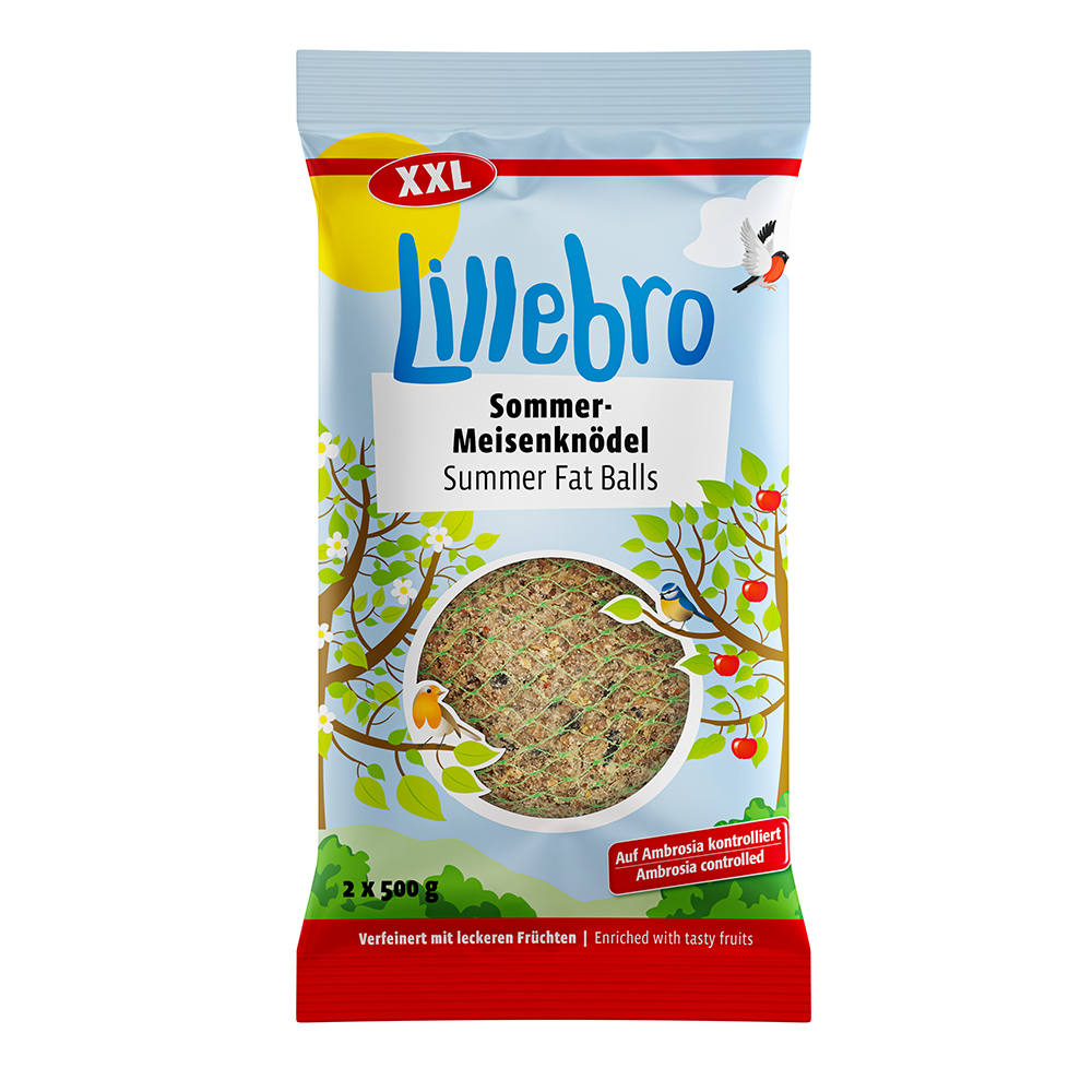 Lillebro Sommer XXL-Meisenknödel - 2 Stück à 500 g Lillebro Sommer XXL-Meisenknödel - 2 Stück à 500 g von Lillebro