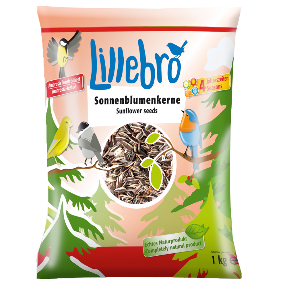 Lillebro Sonnenblumenkerne zum Sonderpreis! - 1 kg klassisch von Lillebro