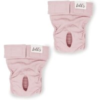 Lills 2er Pack Läufigkeitshöschen aus Bio-Baumwolle "Lou" pink M von Lills