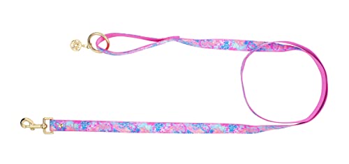 Lilly Pulitzer Niedliche Hundeleine mit Griffschlaufe, lange Leine für Haustiere bis zu 40 kg, Splendor in The Sand (M/L) von Lilly Pulitzer