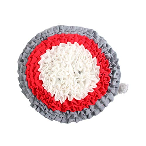 Pet Dog Snuffle Mat Nose Smell Training Blanket Sniffing Pad Slow Feeding Bowl Food Dispenser Carpet Relieve Stress Non-Slip Puzzle Toys Dog Snuffle Mat von Lily Brown