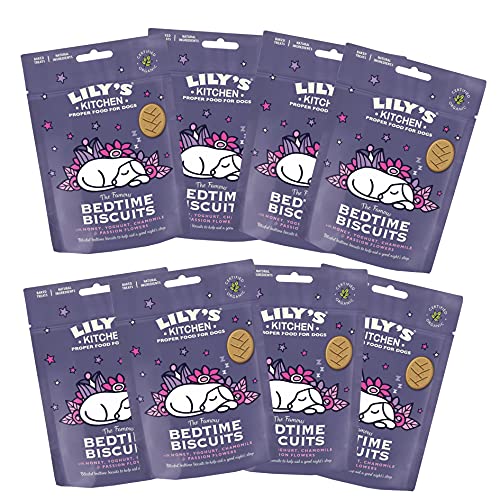 Lily's Kitchen Bedtime Biscuits, Hundeleckerlis, 80 g, 8 Packungen von Lily's Kitchen