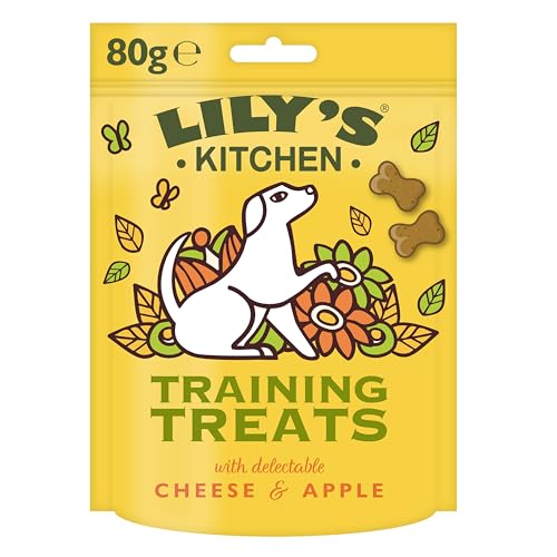 Lily's Kitchen Dog Baked Treats Organic Cheese and Apple Training Treats (8 x 80 g) von Lily's Kitchen