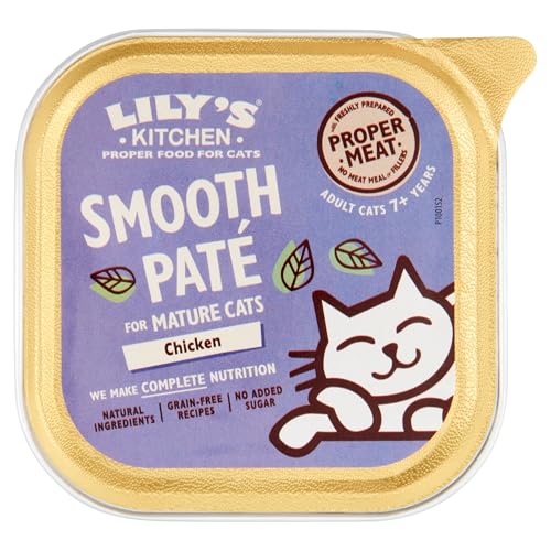 Lily's Kitchen Hühnerpastete für reife Katzen, Nassfutter – 85 g von Lily's Kitchen