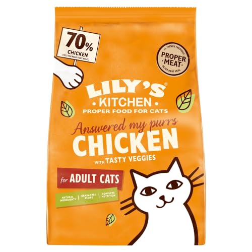 Lily's Kitchen Huhn mit leckerem Gemüse für ausgewachsene Katzen, 800g von Lily's Kitchen