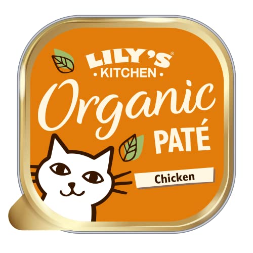 Lily's Kitchen Mit natürlichen Zutaten hergestellt Nassfutter-Schale für Katzen Bio-Huhn Getreidefreie Rezeptur 19 x 85g von Lily's Kitchen