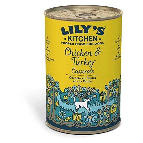 Lilys Küche Richtige Hundefutter Homestyle Huhn Und Truthahn -Auflauf (400G) von Lily's Kitchen