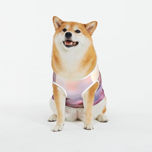 Tanktop für kleine Hunde, weiche Baumwolle, ärmellos, für Welpen und Katzen, Rosa von LimPac