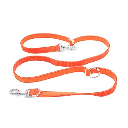 Multifunktionaler Kordelzug Aus Nylon L Professionelles Trainingstraktionsseil Mit 2-Anschlusspunkten, Hochwertigem Nylongewebe Und Drehbarer Schnalle 2.5CM×200CM Orange Farbe von Limin