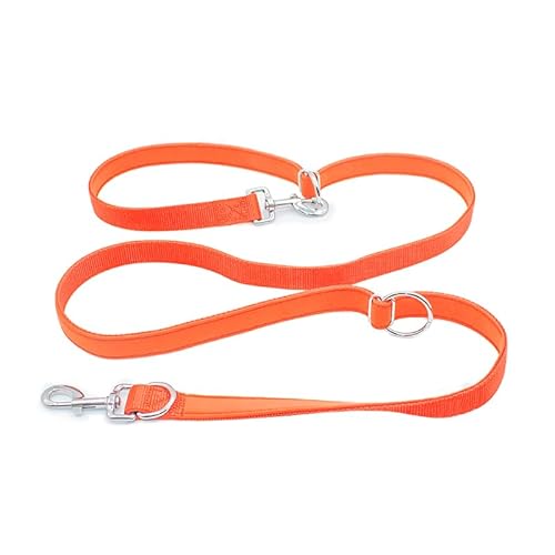 Multifunktionaler Kordelzug Aus Nylon S Professionelles Trainingstraktionsseil Mit 2-Anschlusspunkten, Hochwertigem Nylongewebe Und Drehbarer Schnalle 1.5CM×200CM Orange Farbe von Limin