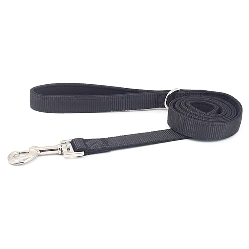 Tauchtuch Strap-M Mittelgroßes Großes Hundetraktionsseil Nylon Tauchtuch Griff Einstellung Zugband Mit Mehreren Funktionellen Anwendungen 2.0CM×120CM Schwarz von Limin