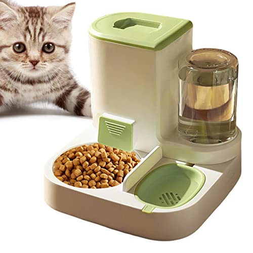 Automatischer Futterspender und Bewässerung, 2 in 1 Automatischer Hundefutterspender Wassernapf, Katzenfutterspender Wasserspender für Hunde, All-in-Pet Feeder für kleine bis mittelgroße Hunde und von Limitoll