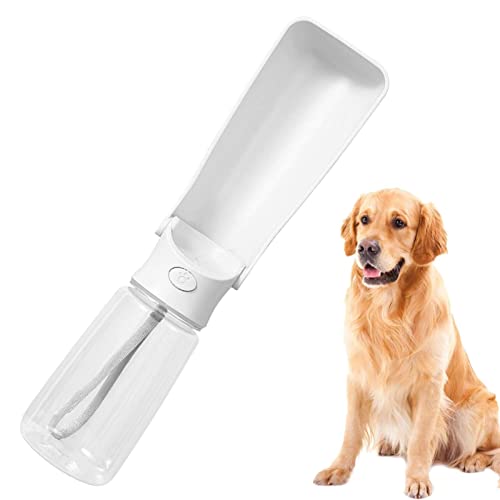 Limitoll Hundereise-Wasserflasche,Reise-Welpennäpfe - Travel Bowl Faltbarer Spender zum Wandern, Welpenzubehör, Hundewasserflasche, auslaufsicher von Limitoll